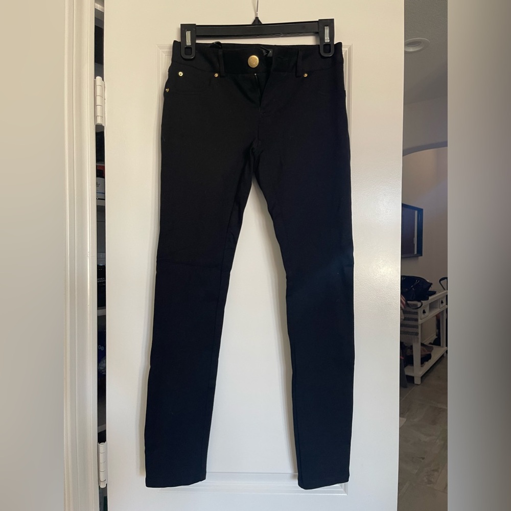 INC International Concepts black skinny pants